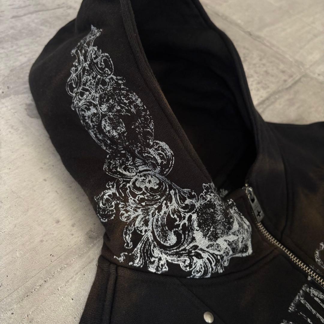 ジャケット・アウター 00s sweat blouson scull gimmick y2k punk
