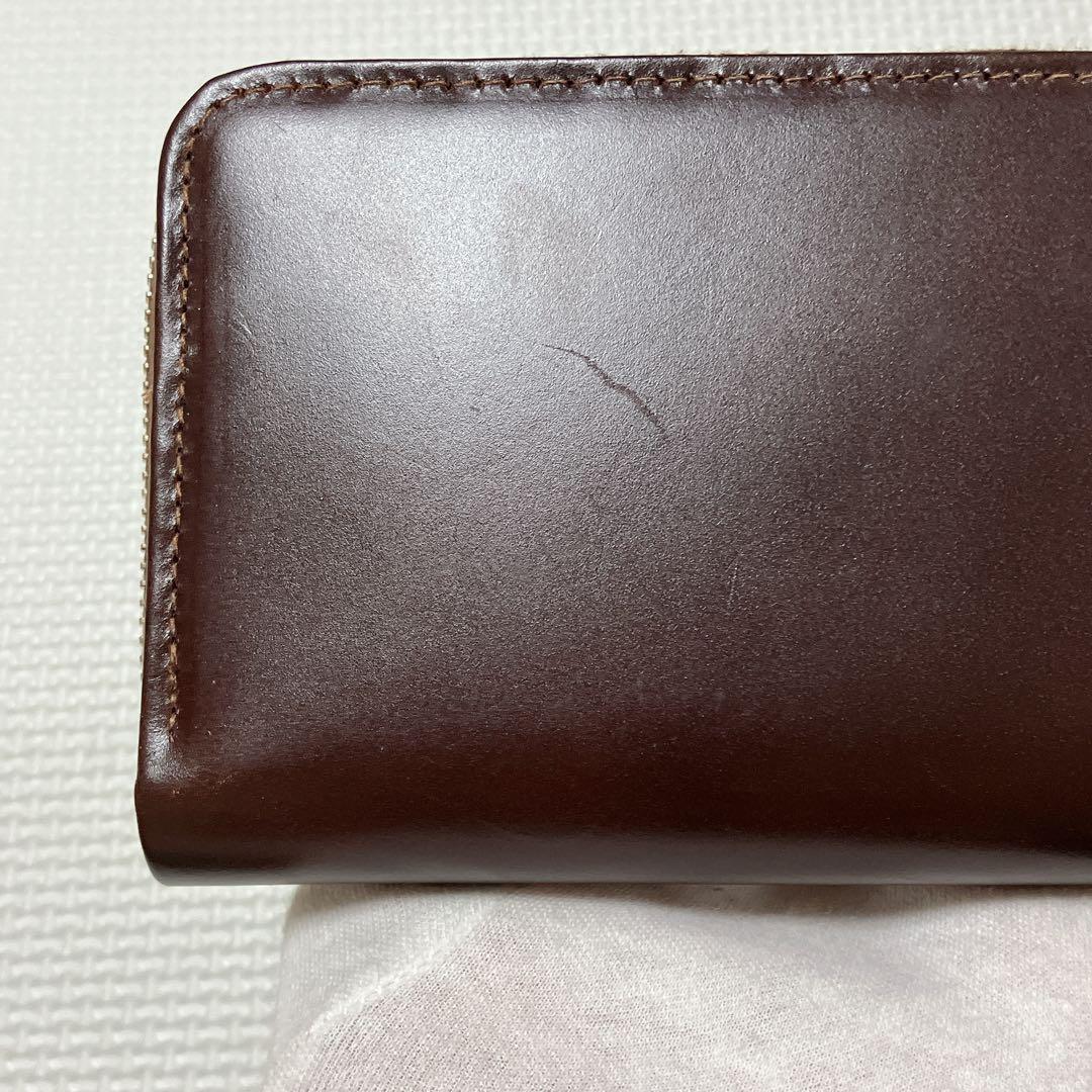 ・未使用　ホワイトハウスコックス ブライドルレザー　ラウンドジップ長財布　箱付き