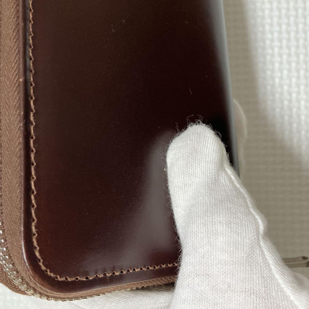 ・未使用　ホワイトハウスコックス ブライドルレザー　ラウンドジップ長財布　箱付き