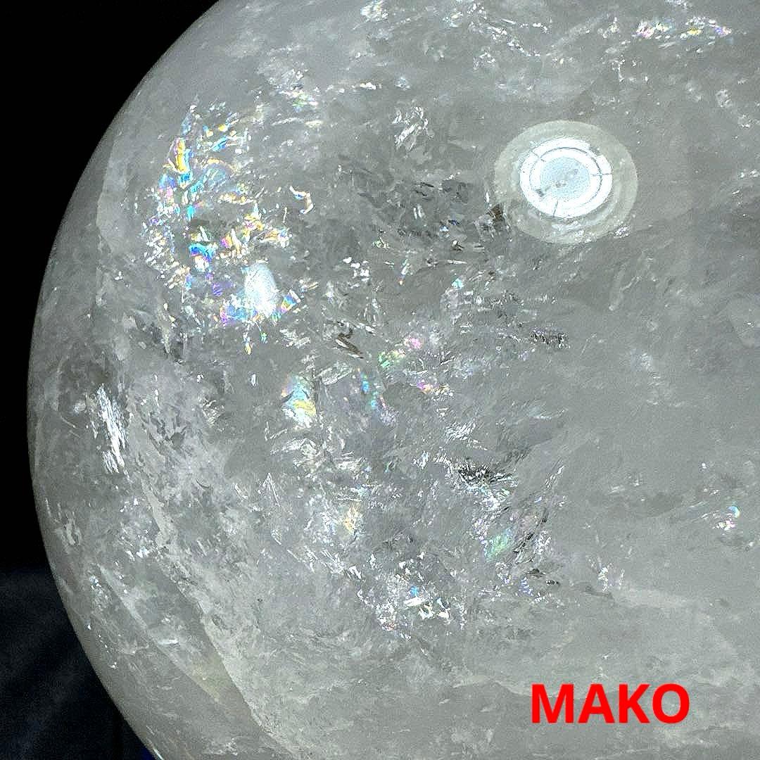 M1800☆水晶丸玉220mm 14.2Kg☆ブラジル・コリント産☆天然石　原石
