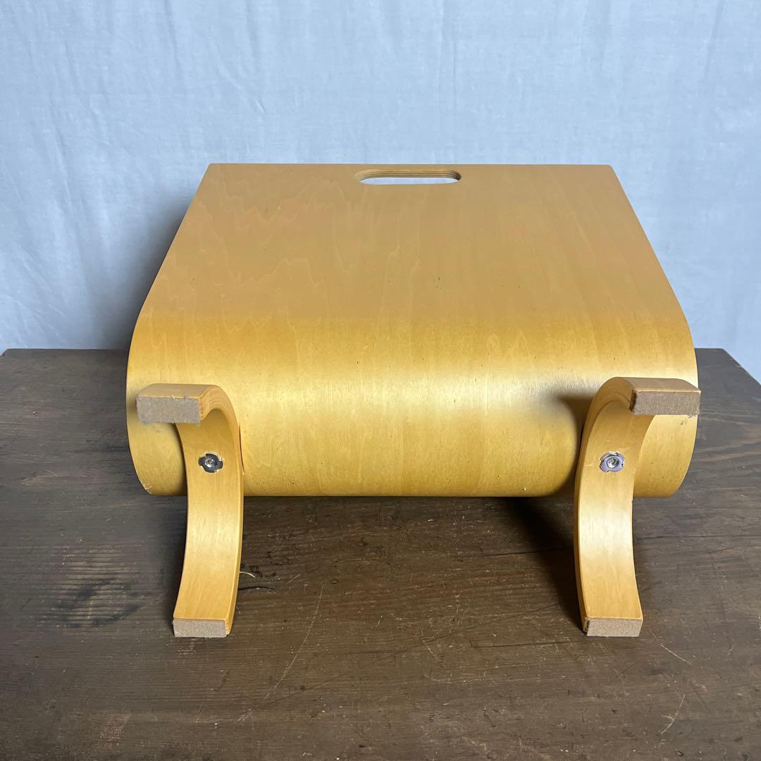 当時物ミッドセンチュリー◾️プライウッド 本立て マガジンラック レコードスタンド