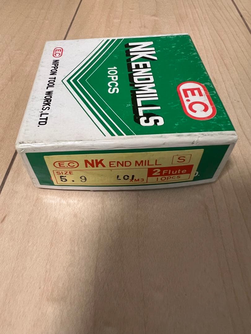 NKエンドミル(ショート刃長) 2FT 刃径5.9mm 10本