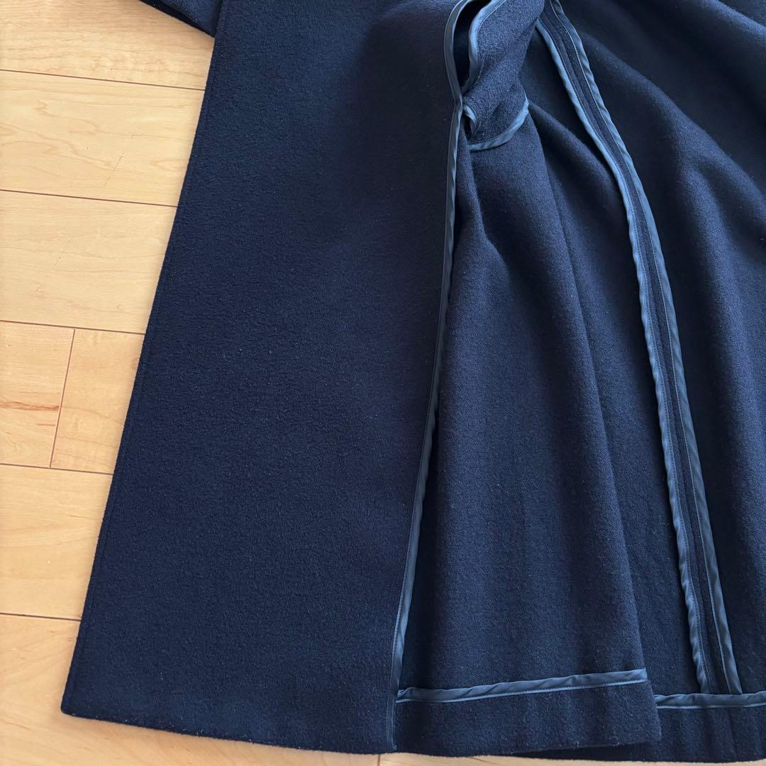 Ameri　CHARME FLARE LONG COAT ネイビー 金ボタン S