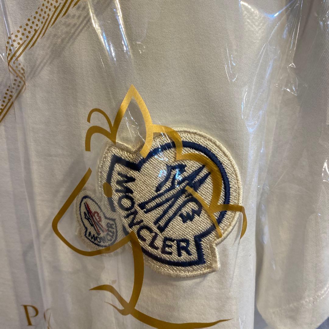 モンクレールTシャツ　双子ワッペン　ダブルワッペン　クリーニング済み