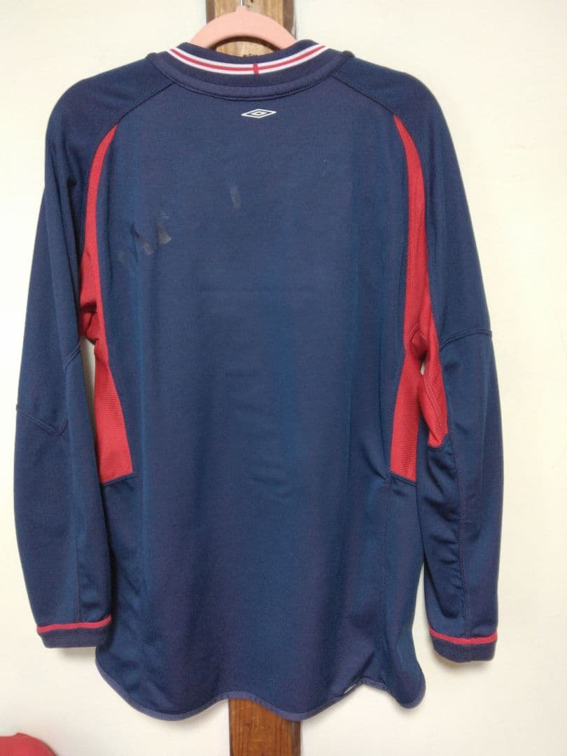 ウェア England Away 2004 #7 Beckham Longsleeve