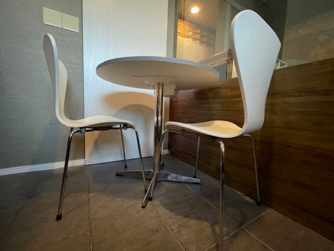 超美品■ヤコブセン　サーキュラーCIRCULAR ラウンドテーブル◾️4スター脚