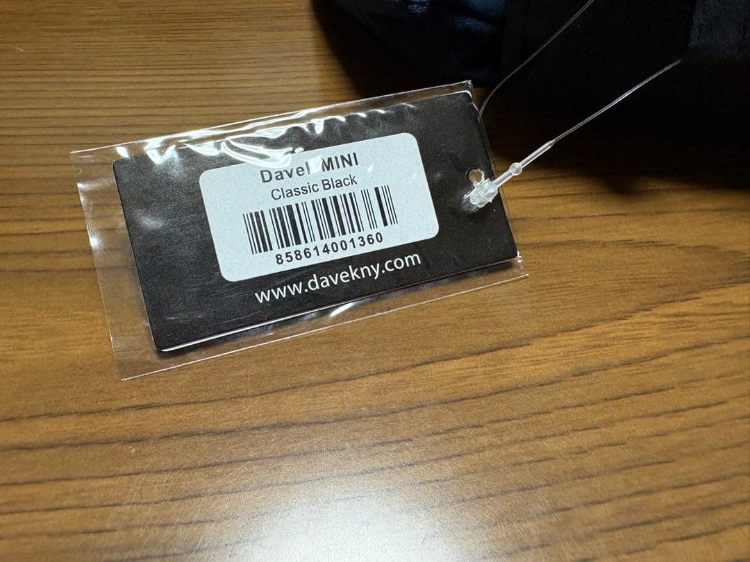 「はる」 Davek MINI クラシックブラック 折りたたみ傘コンパクト