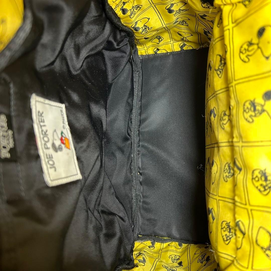 【美品】ポーター ピーナッツ コラボ スヌーピー リュック A4可 肩掛け 黒