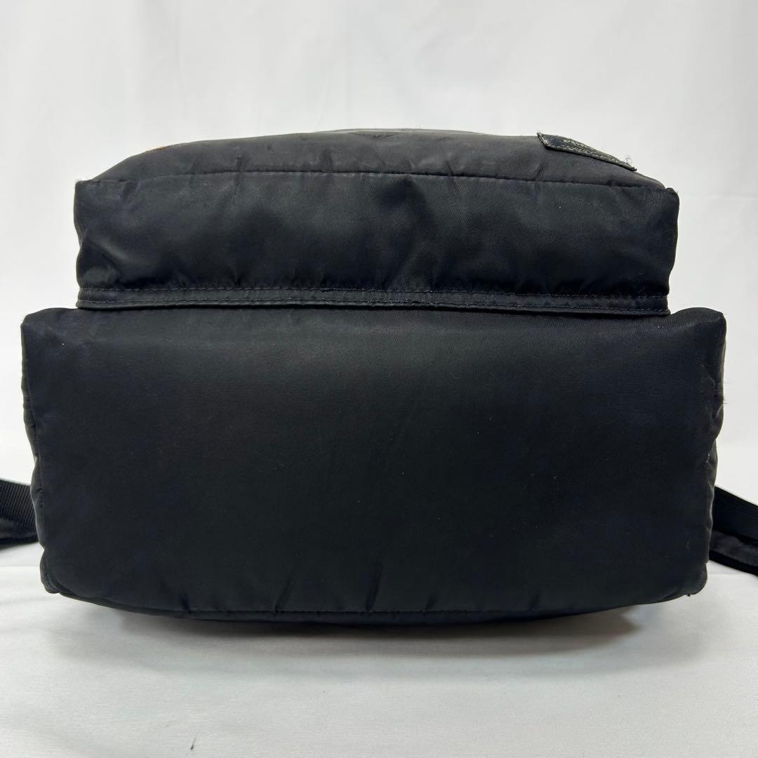 【美品】ポーター ピーナッツ コラボ スヌーピー リュック A4可 肩掛け 黒