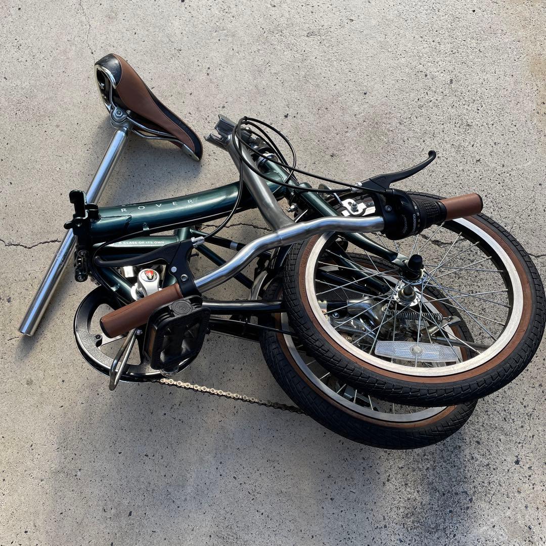 【修理完了】ROVER ローバー　折りたたみ自転車　FDB166 グリーン