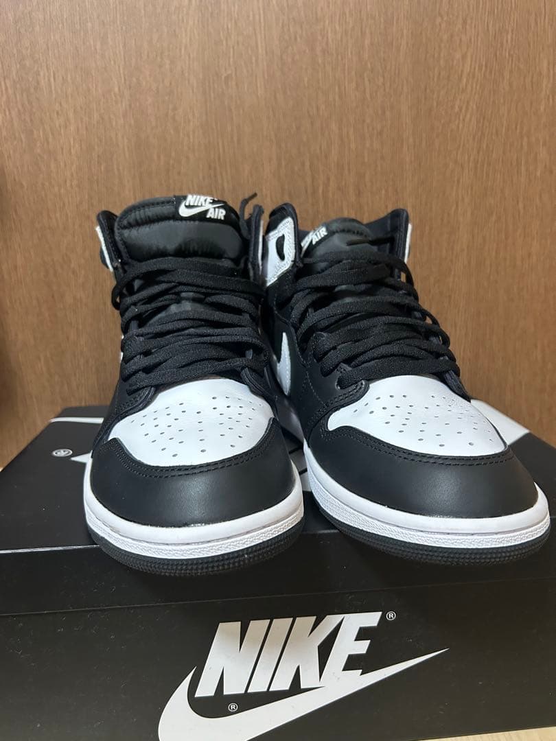 靴 Air Jordan 1 Retro High OG Black White