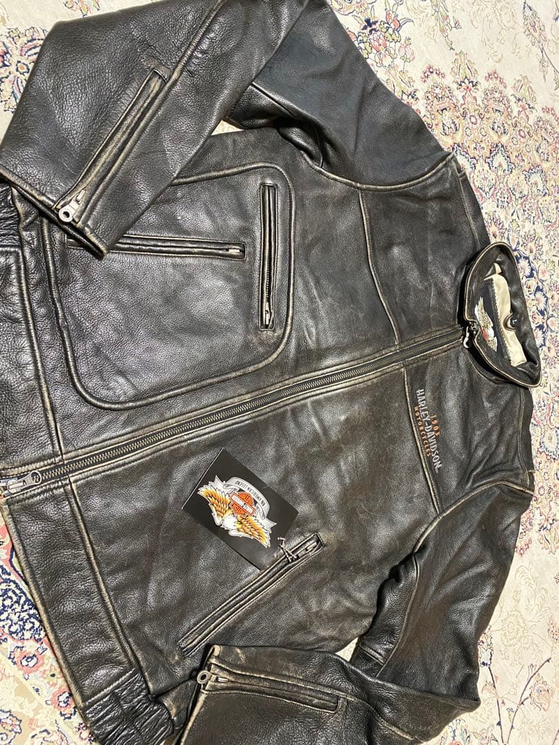 新品未使用Harley-Davidsonレザージャケット 訳あり在庫処分品！