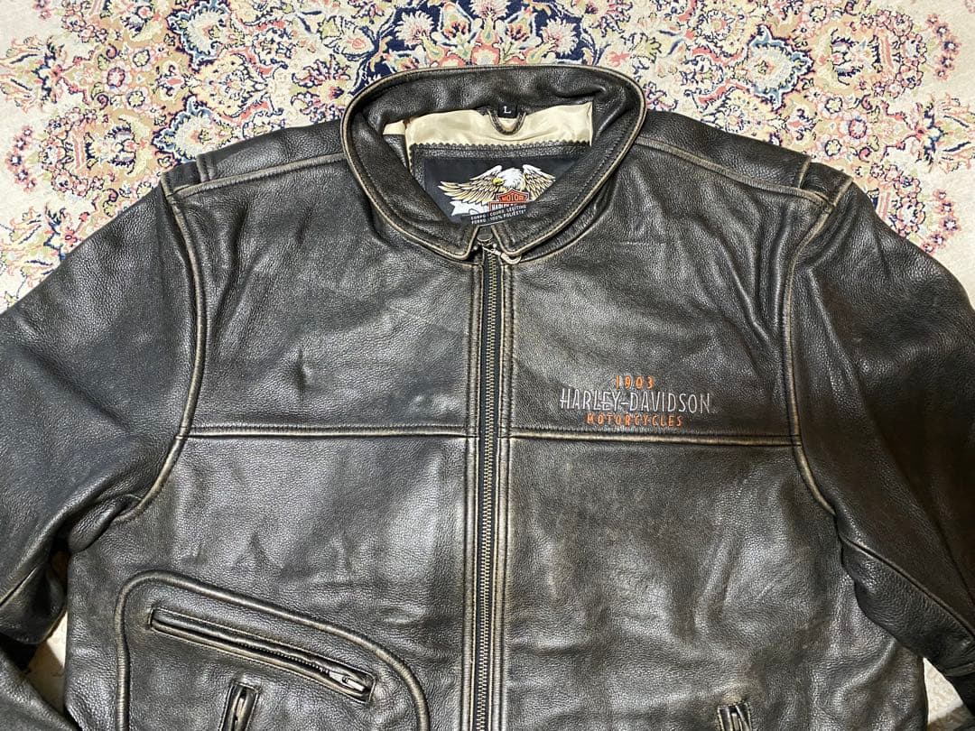 新品未使用Harley-Davidsonレザージャケット 訳あり在庫処分品！