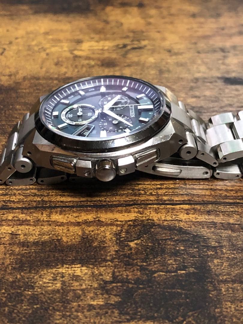 CITIZEN アテッサ クロノグラフ H610-T018068 エコドライブ