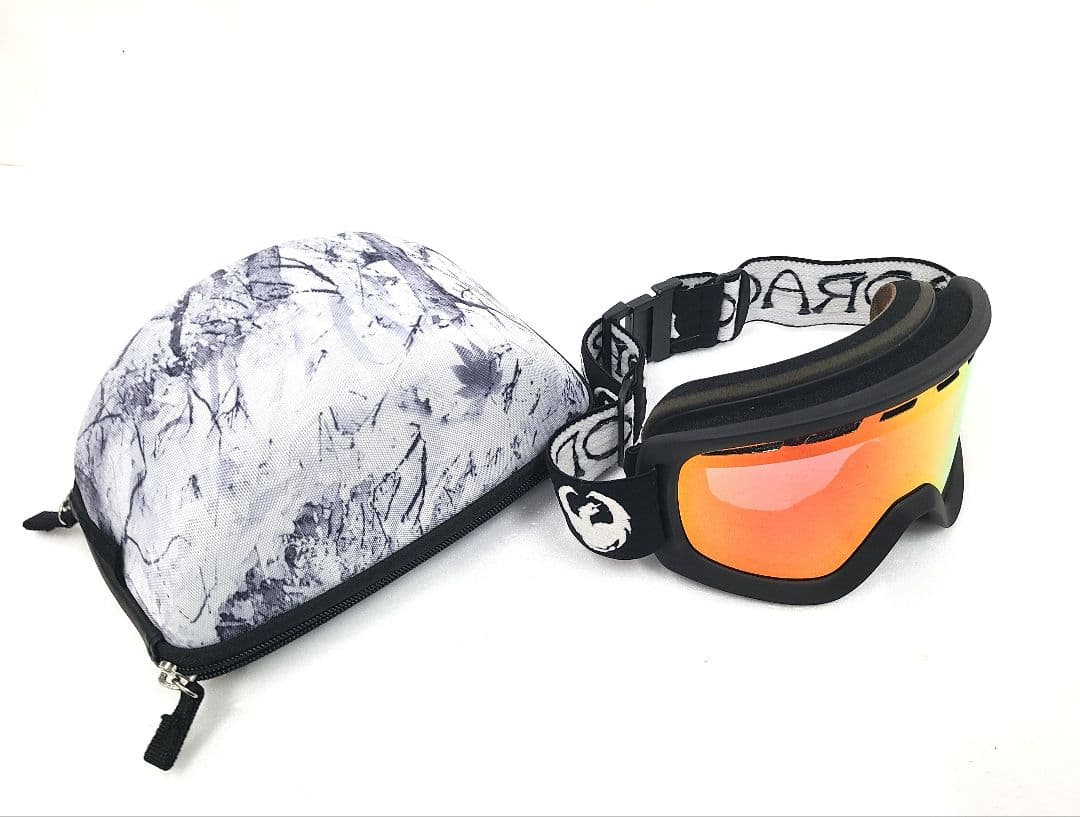 美品 DRAGON スノーボードスキーゴーグル ドラコン ミラーレンズ