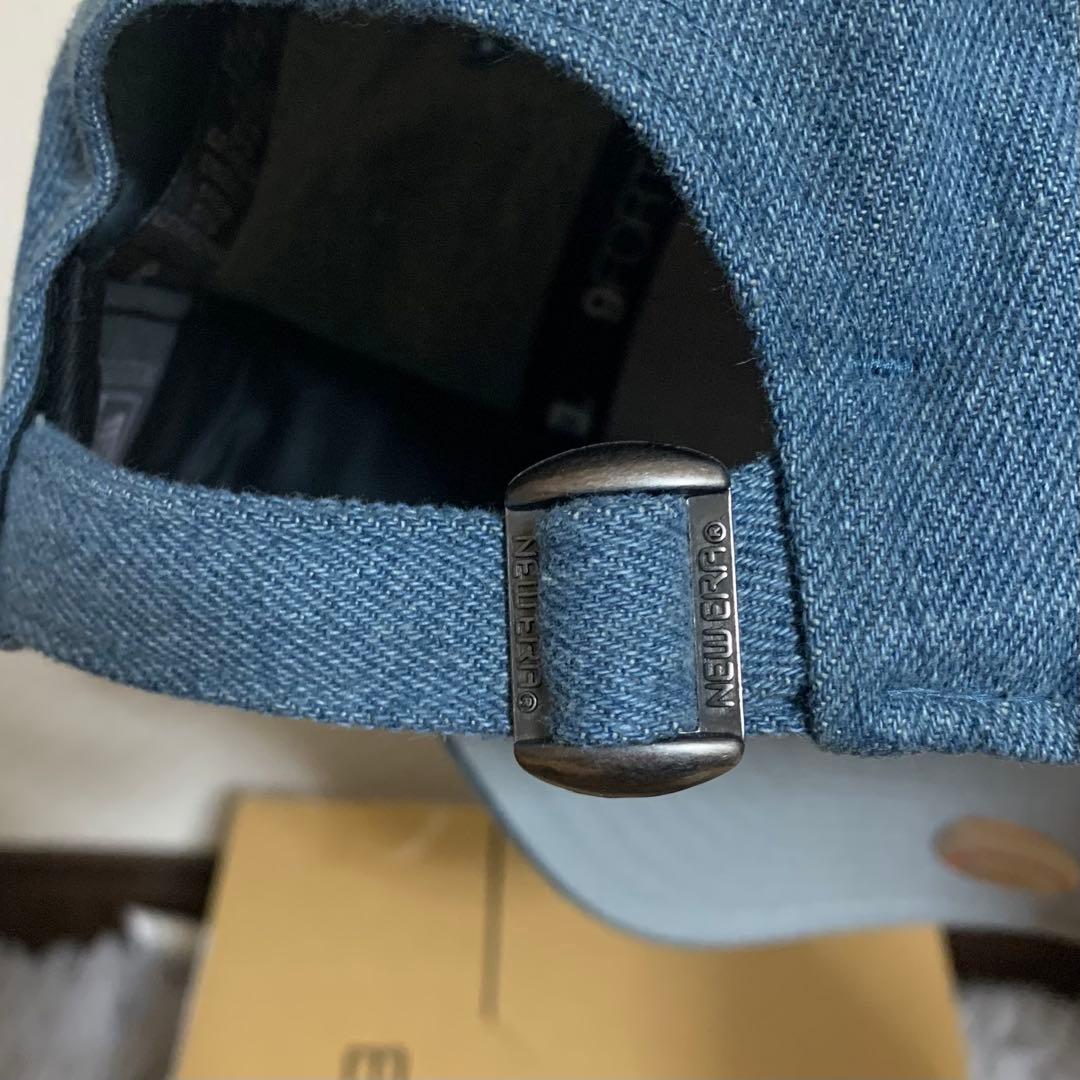 ニューエラ キャップ 帽子 LA ドジャース ハート ラインストーン デニム