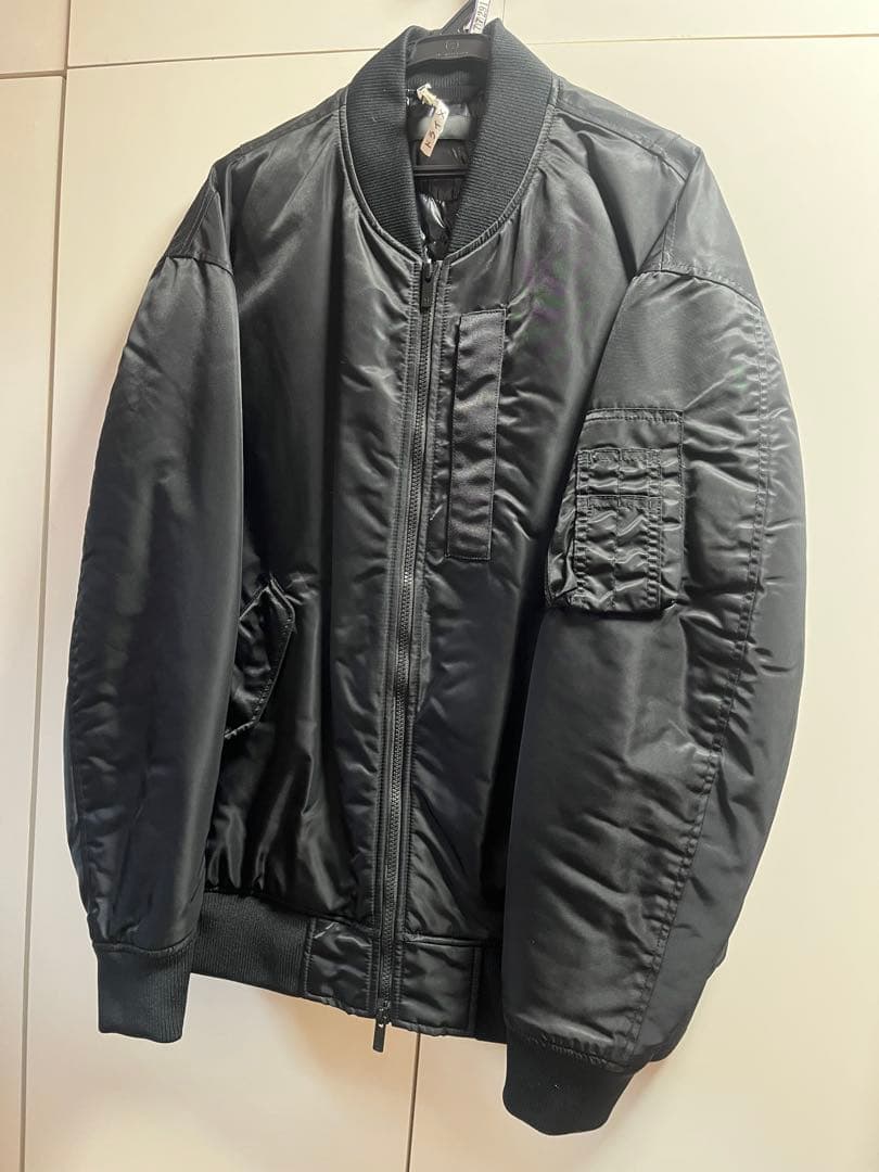 ブラック MA-1 フライトジャケット ダウンXL