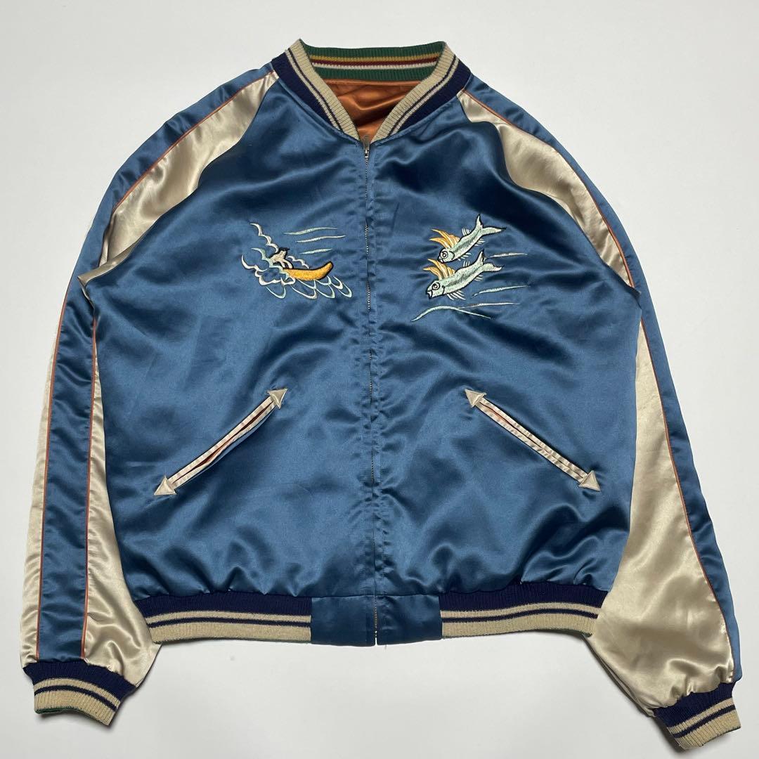 美品　Lサイズ　テーラー東洋 TOYO スカジャン リバーシブル タイガーヘッド