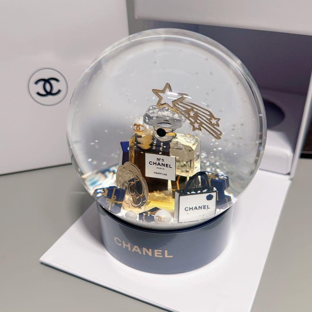 新品 CHANEL 2025 ホリデー限定 スノードーム ノベルティ シャネル