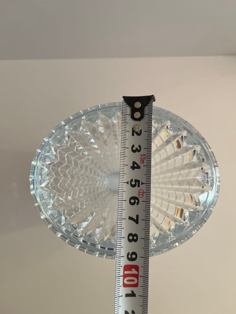 Baccarat クリスタル花瓶 直径約10cm
