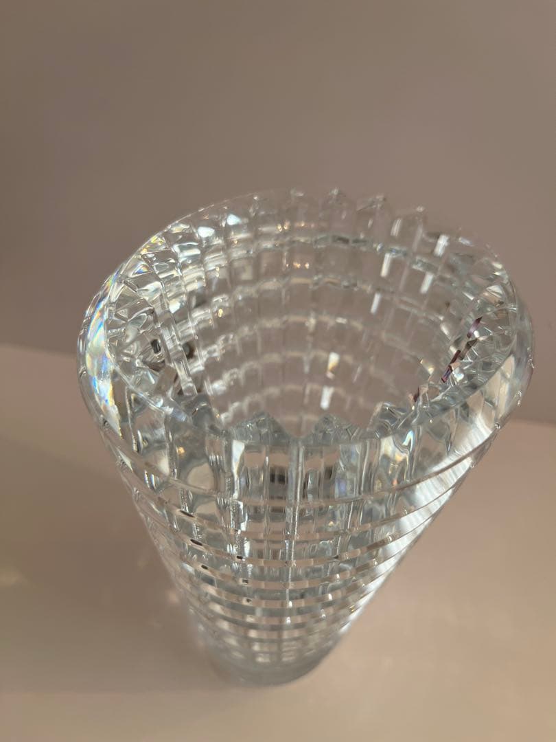 Baccarat クリスタル花瓶 直径約10cm