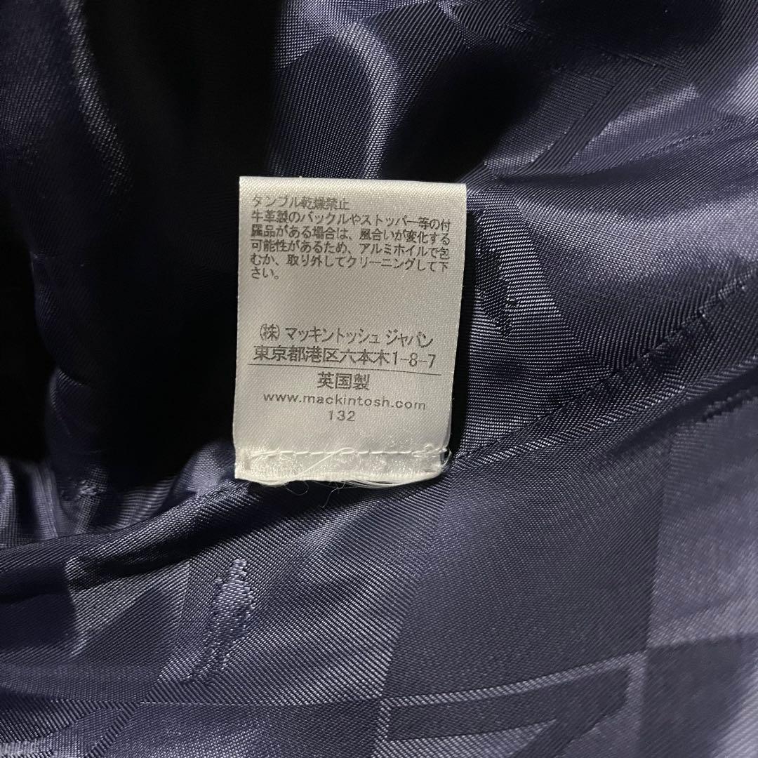 美品　マッキントッシュ ダンケルド ロロピアーナ　トレンチコート ネイビー　40