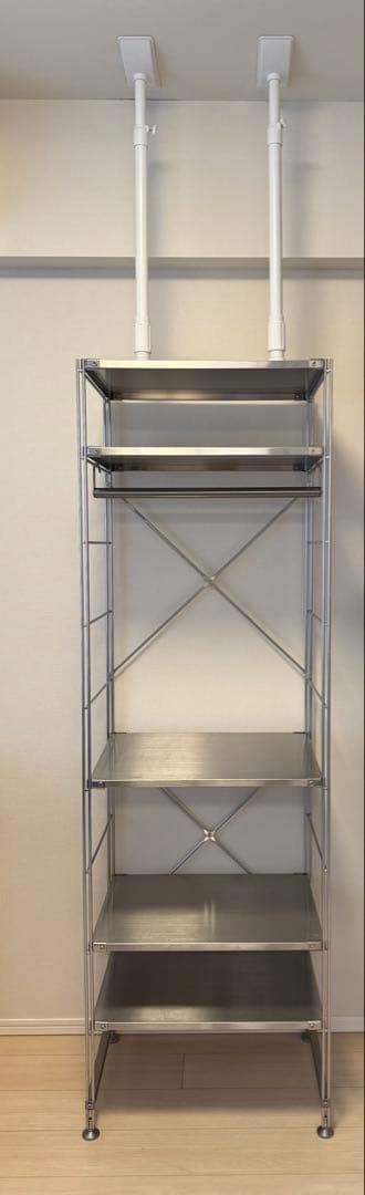 無印　ステンレスユニットシェルフ　大