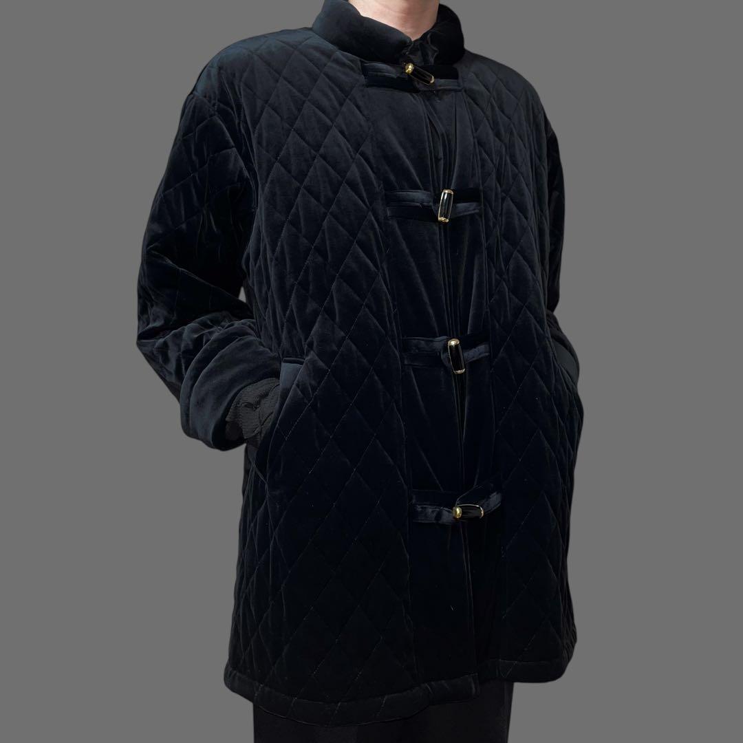 ジャケット・アウター Vintage velours quilting china jacket