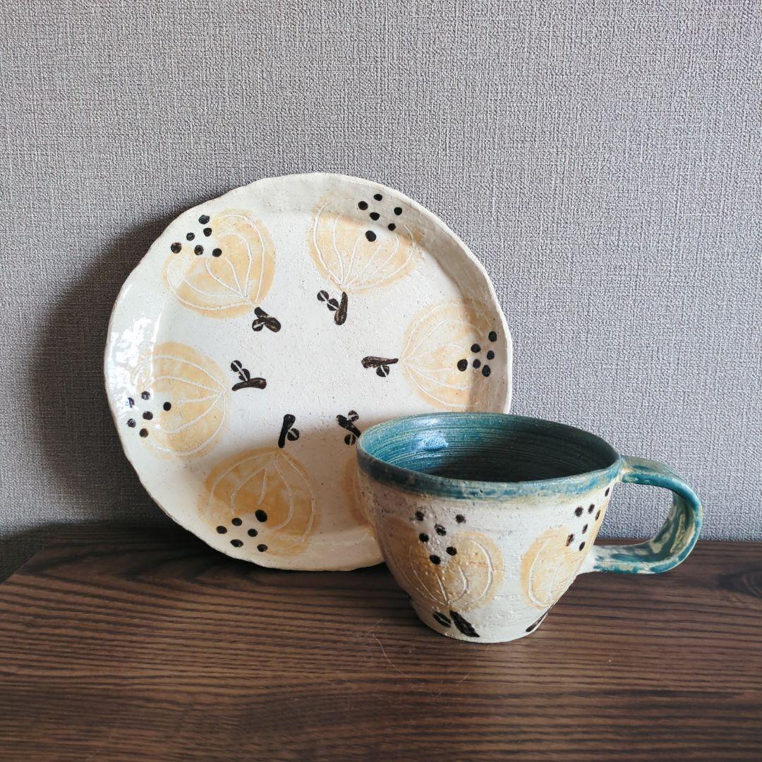 新品未使用 さかもとじゅんこさんのお皿とマグカップ 作家もの