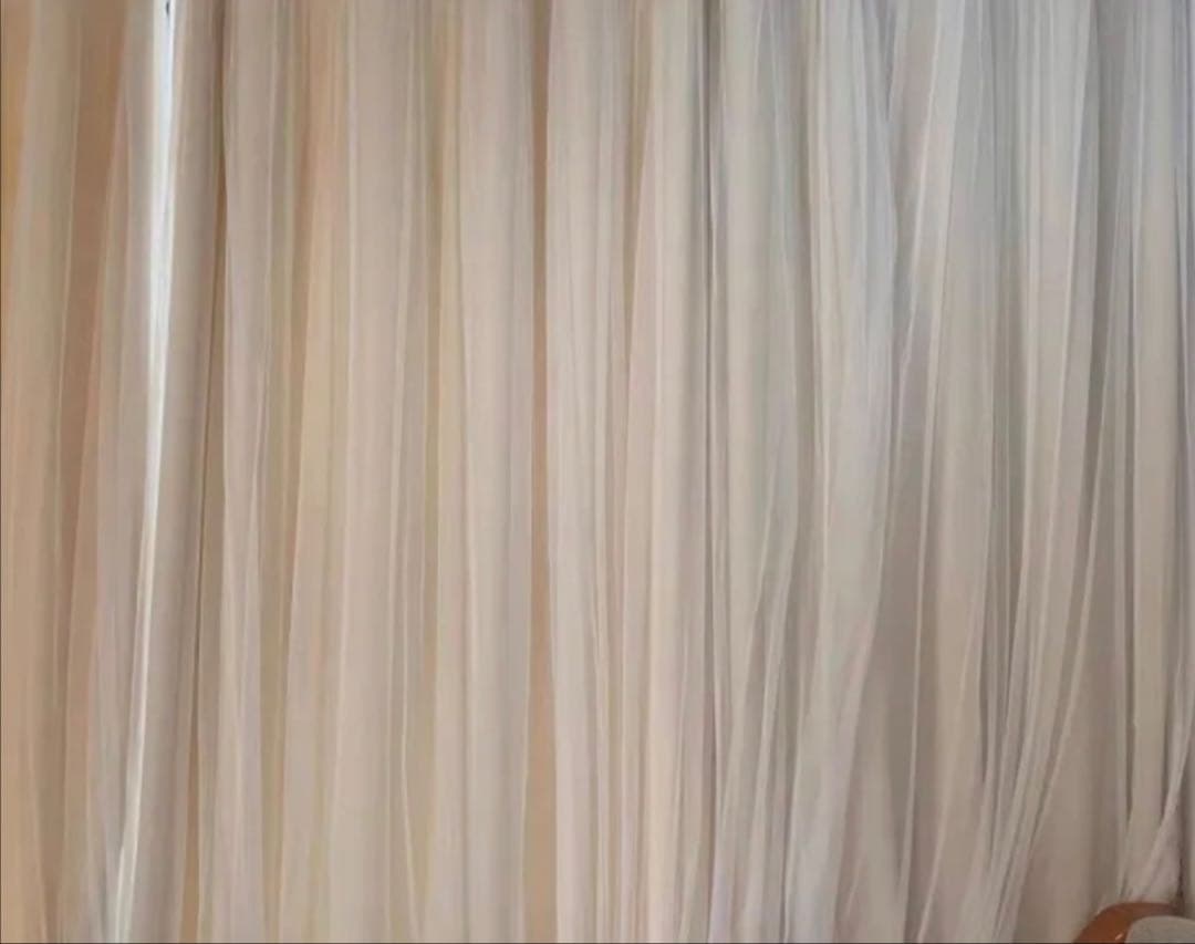 【未開封】遮光1級 2重カーテン ベージュ 110×213cm ×3セット