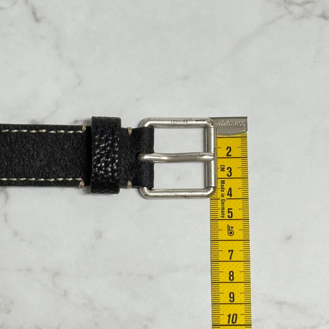 そ*ら様 LEMAIRE Rever sed belt 30mm サイズ:80
