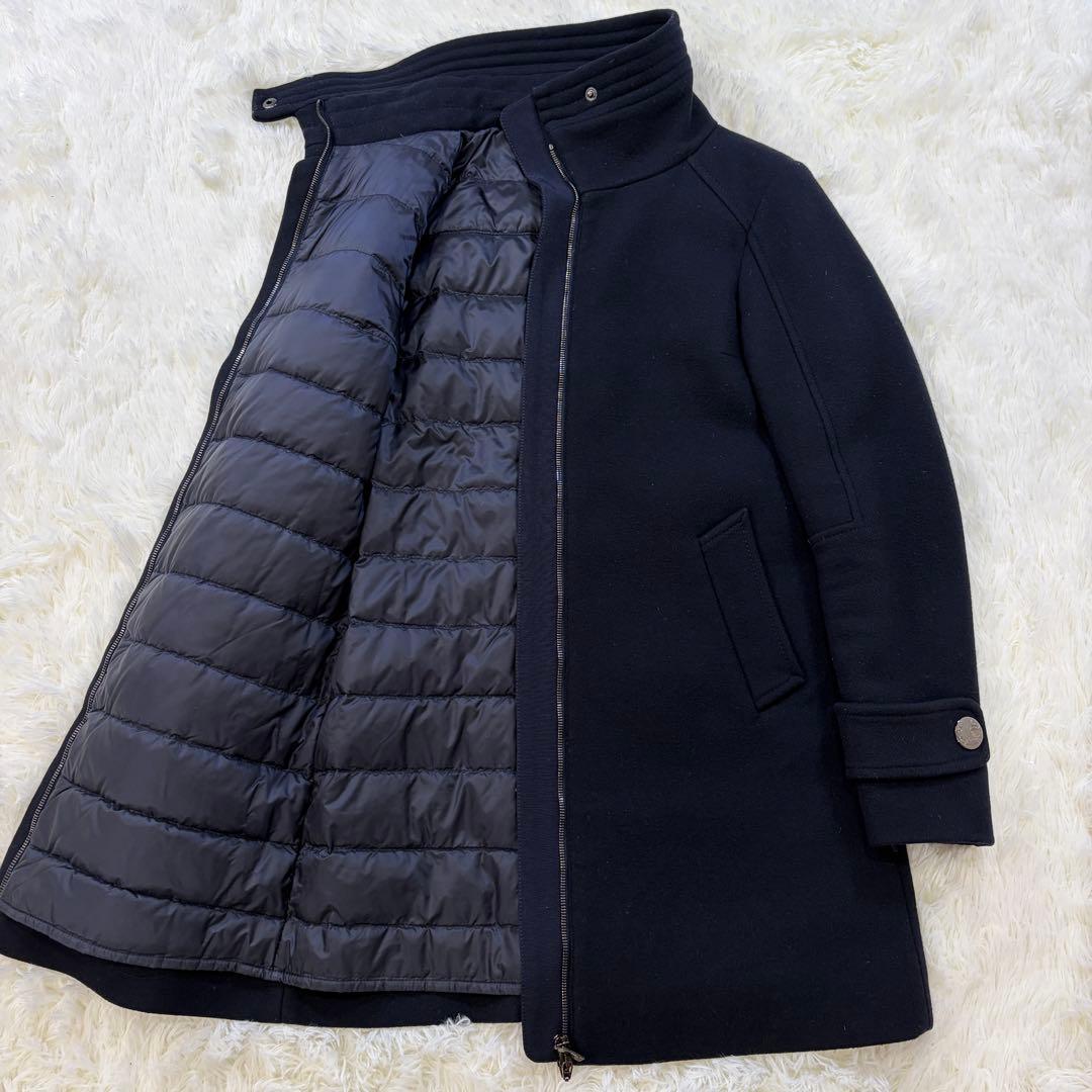 【鑑定済美品】MONCLER ETOFFE ダウンコート イタリア製 ネイビー1
