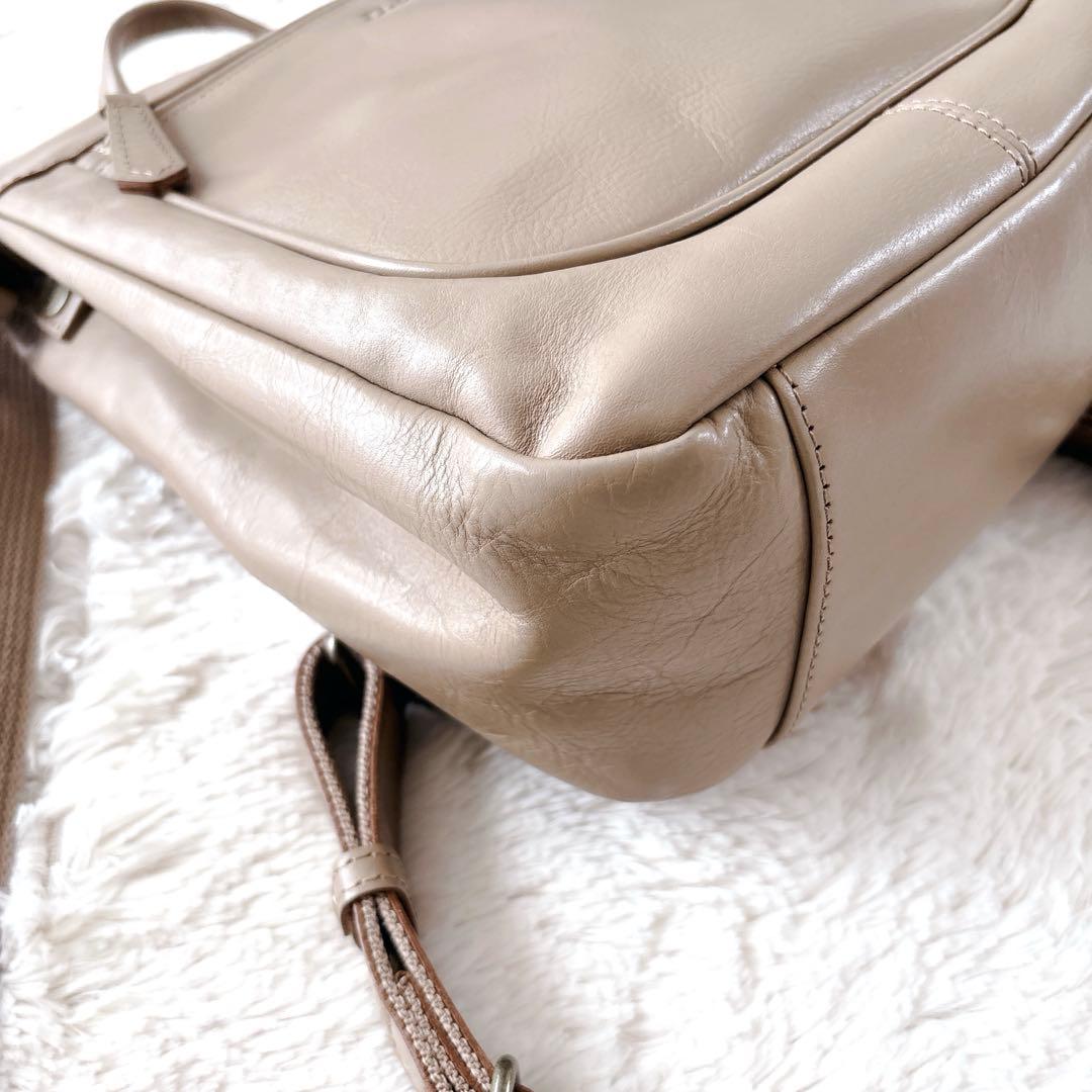 【新品未使用✨】Dakota ダコタ リュック 牛革 レザー ベージュ