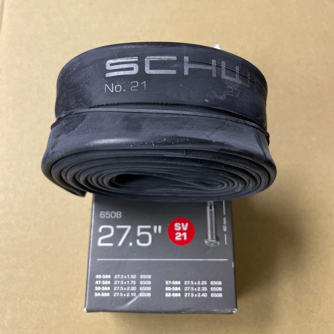 WTB BYWAY 47 650B 2本　チューブ1個付き