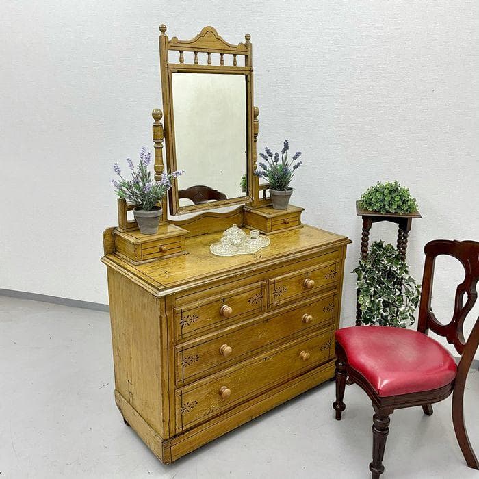 【最終値下げ】アンティーク 家具 ドレッシングチェスト 1910年頃 113A