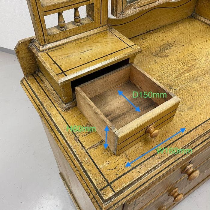 【最終値下げ】アンティーク 家具 ドレッシングチェスト 1910年頃 113A