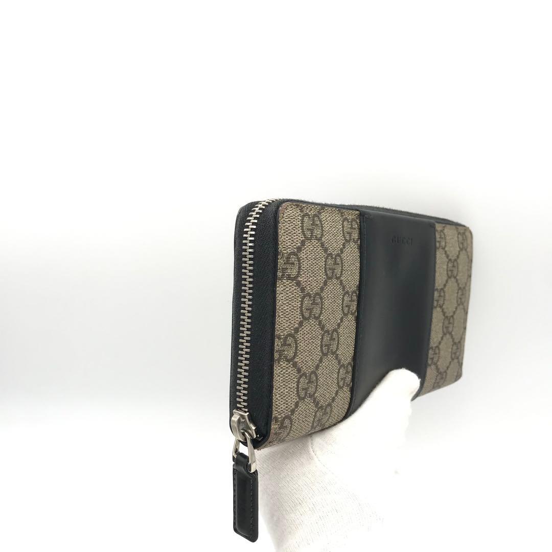 正規品　美品　グッチ財布　グッチ長財布　グッチGGスプリーム グッチレザー