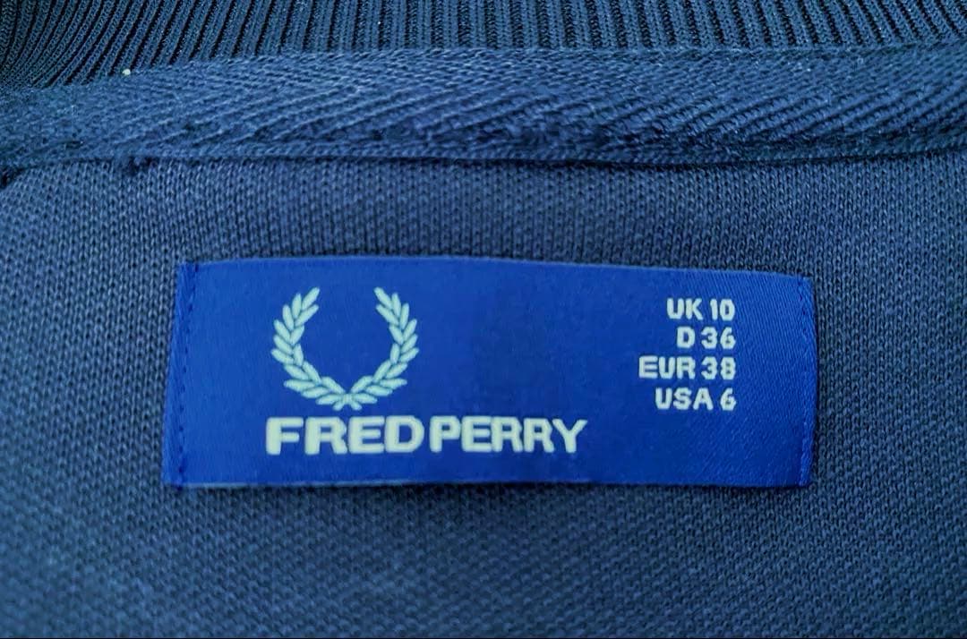 未使用　フレッドペリー ジャージ　トラックジャケット　ネイビー