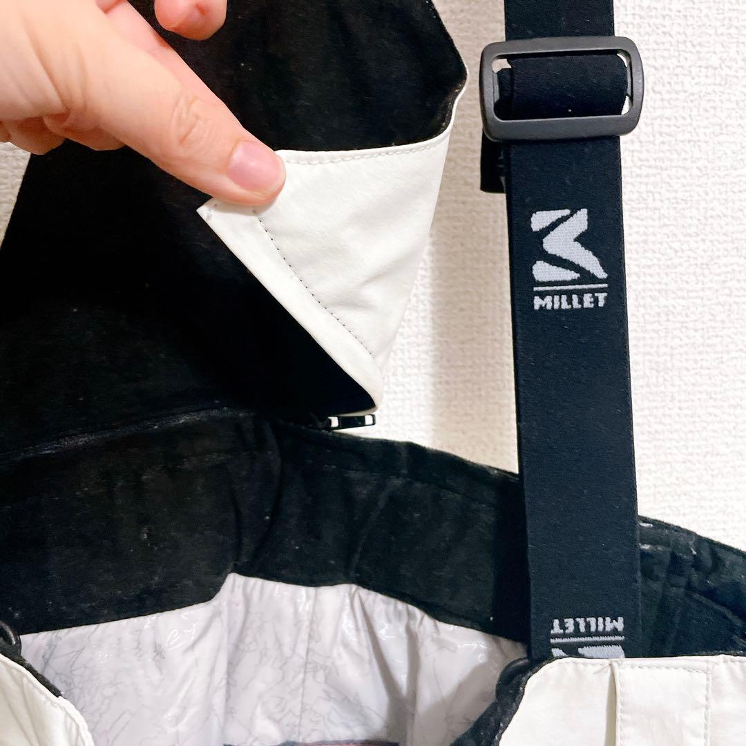 MILLET ミレー　ハードシェルパンツ　白　GORE-TEX 雪山登山　スノボ
