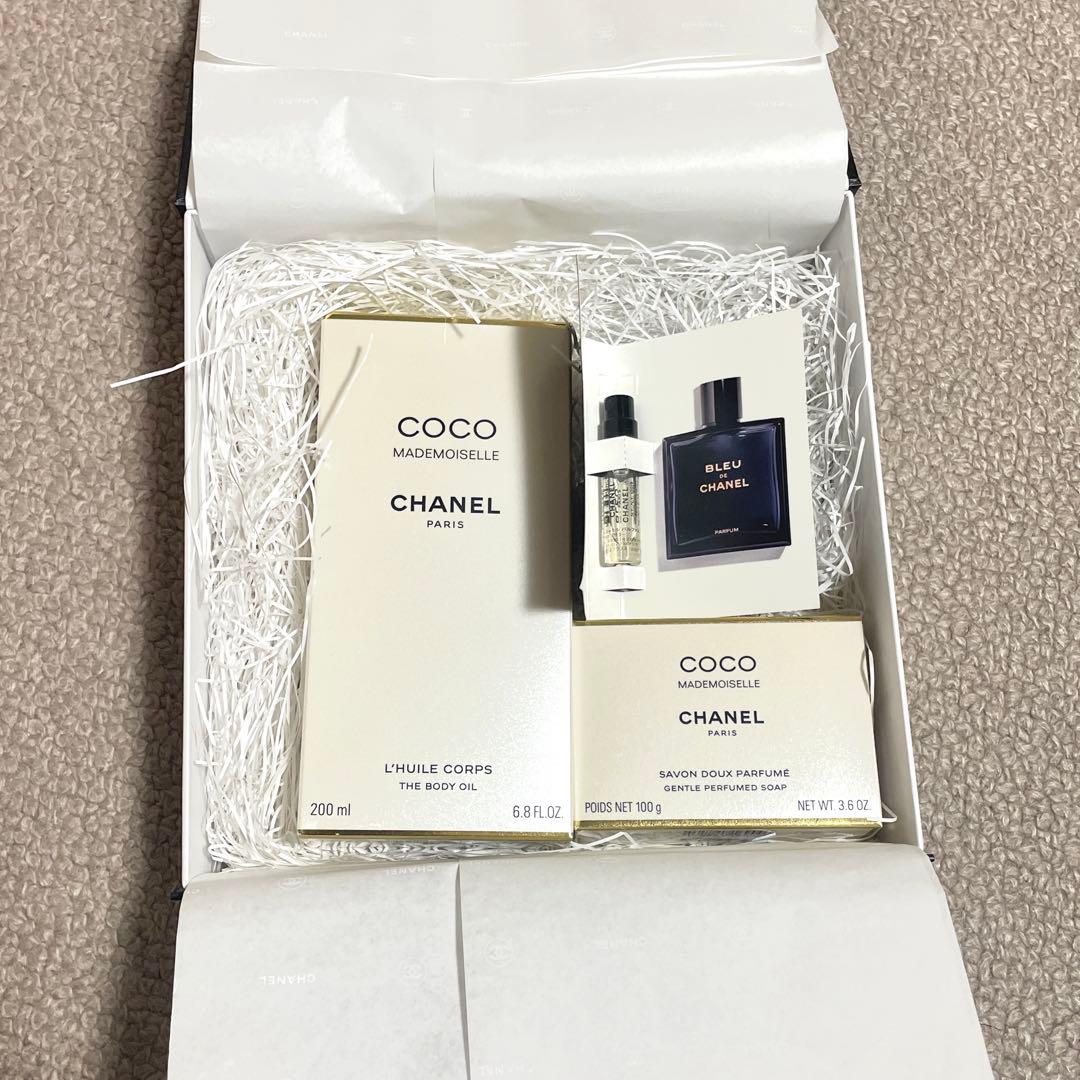 ☆新品未使用☆シャネル マドモアゼル ボディオイル＆石鹸 ギフトセット
