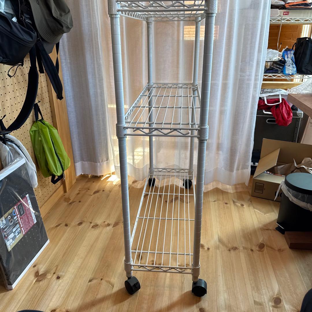 【Hiro】※2台目  ERECTA スチールラック（ホワイト）