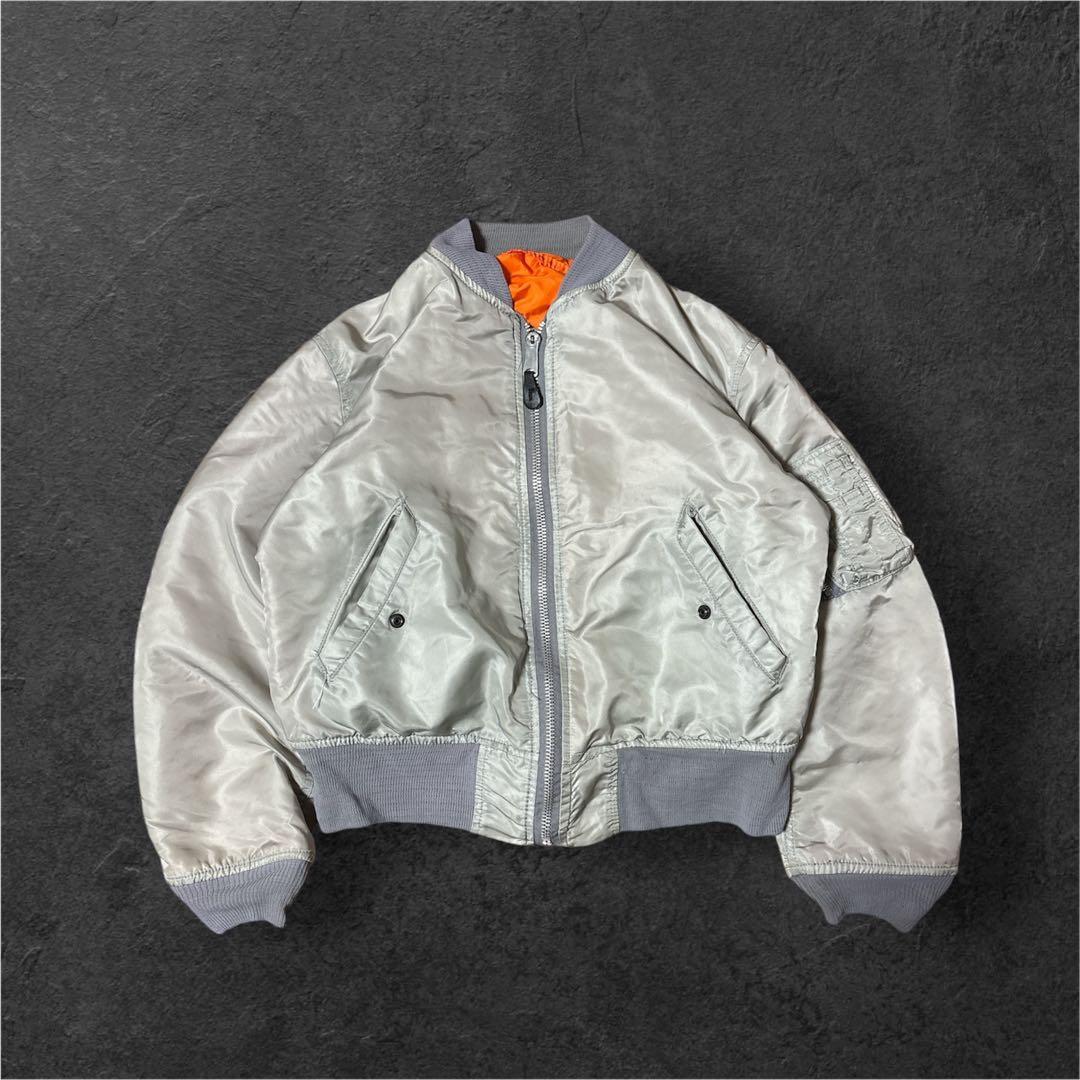 alpha ma1 90s ldealジップ USA製 フライトジャケット