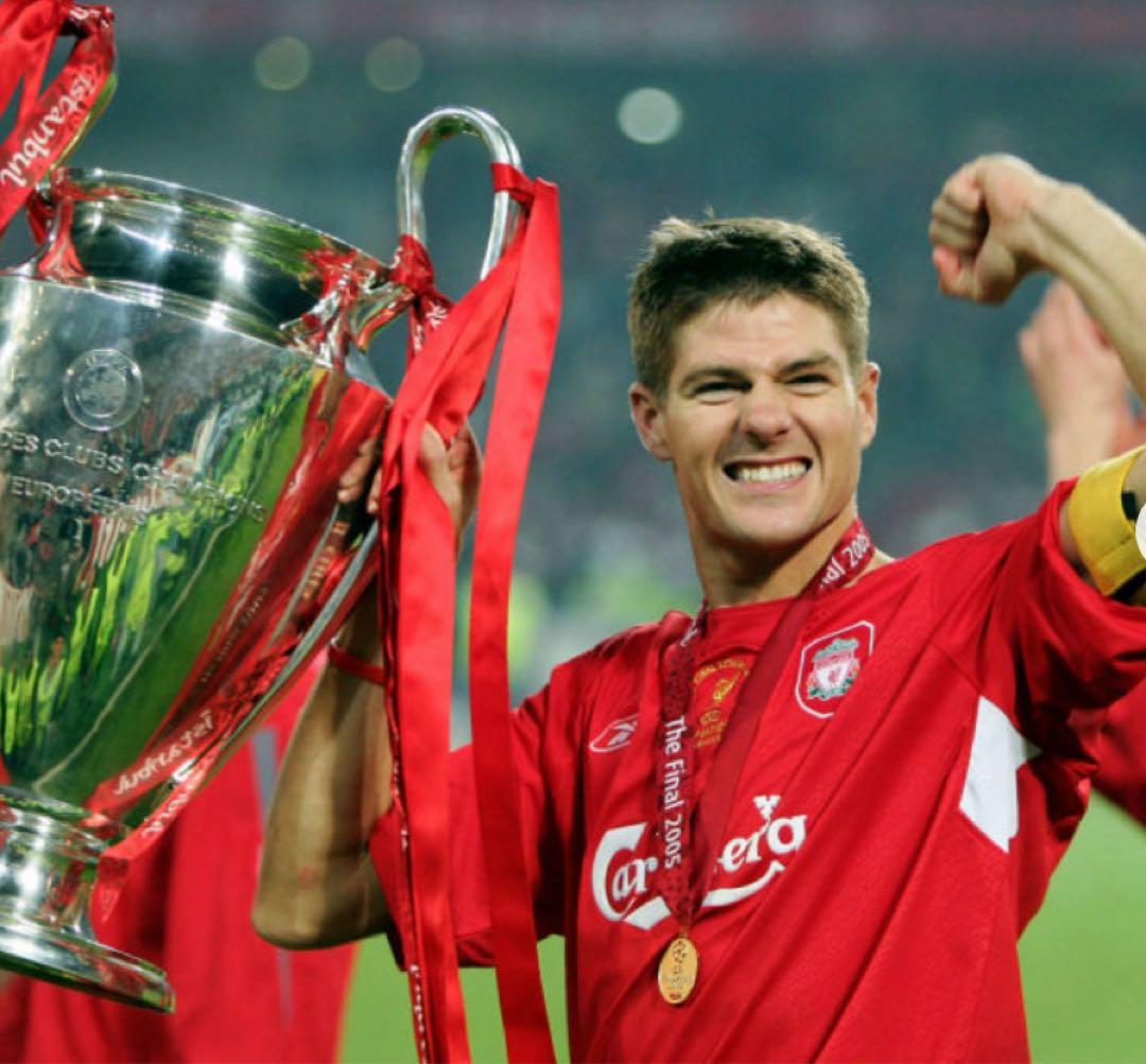 リバプール　#8 ジェラード　2004.2005チャンピオンズリーグ優勝モデル