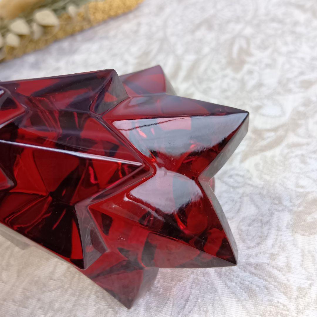 バカラ Baccarat クリスマス ツリー レッド オブジェ インテリア雑貨