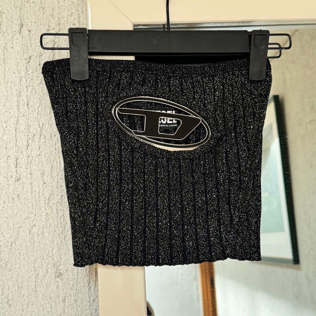 DIESEL チューブトップ　M-Clarksville-Lurex