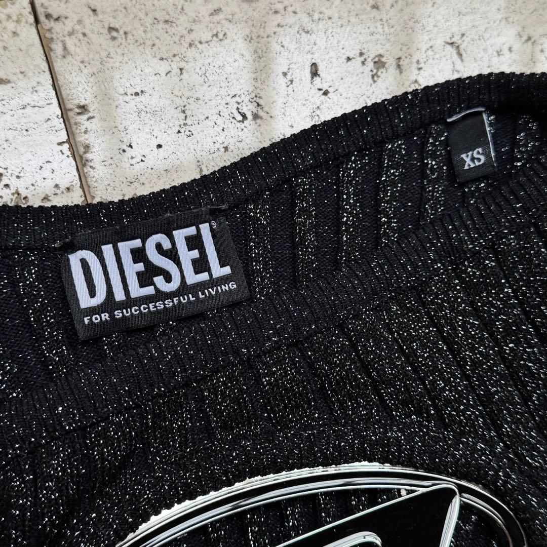 DIESEL チューブトップ　M-Clarksville-Lurex