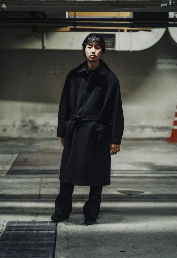 COMOLI ウールカシミヤミリタリーコート　２４aw サイズ1