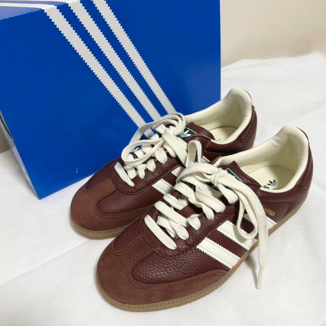 アディダスオリジナルスサンバOGスニーカーSamba OGレディースブラウン