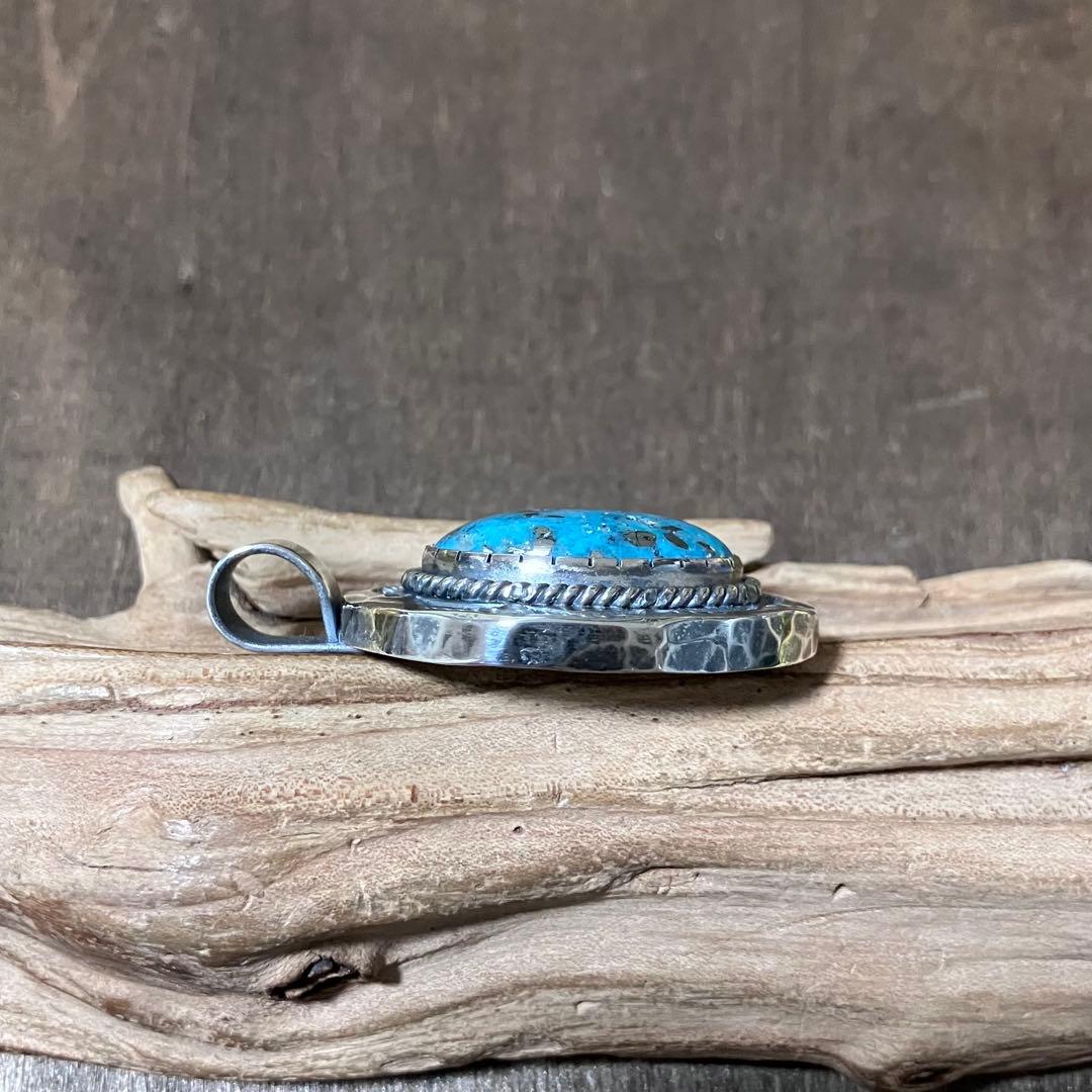 うゆ様　お問い合わせページ　ターコイズ×タタキ　ネックレス