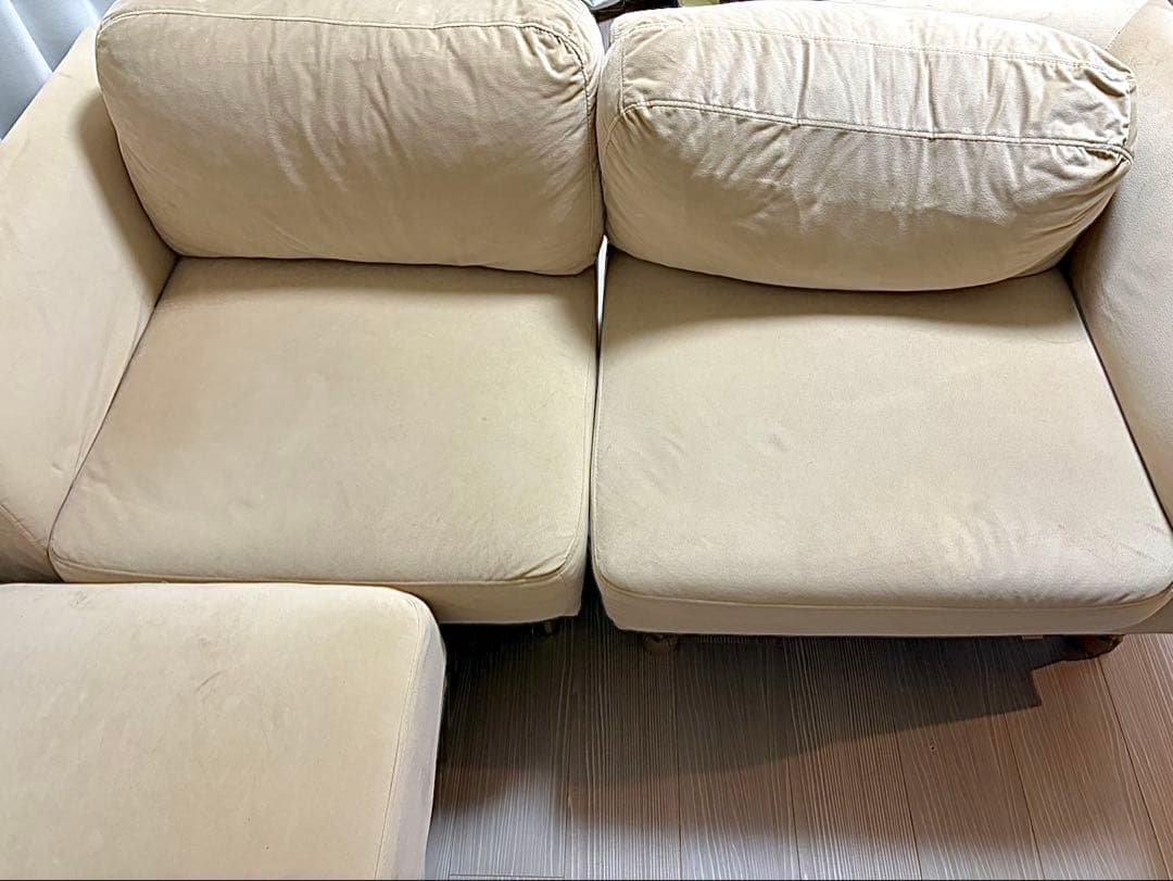 【2022年購入】オットマン　ソファー2人掛け別売。たのメル便発送